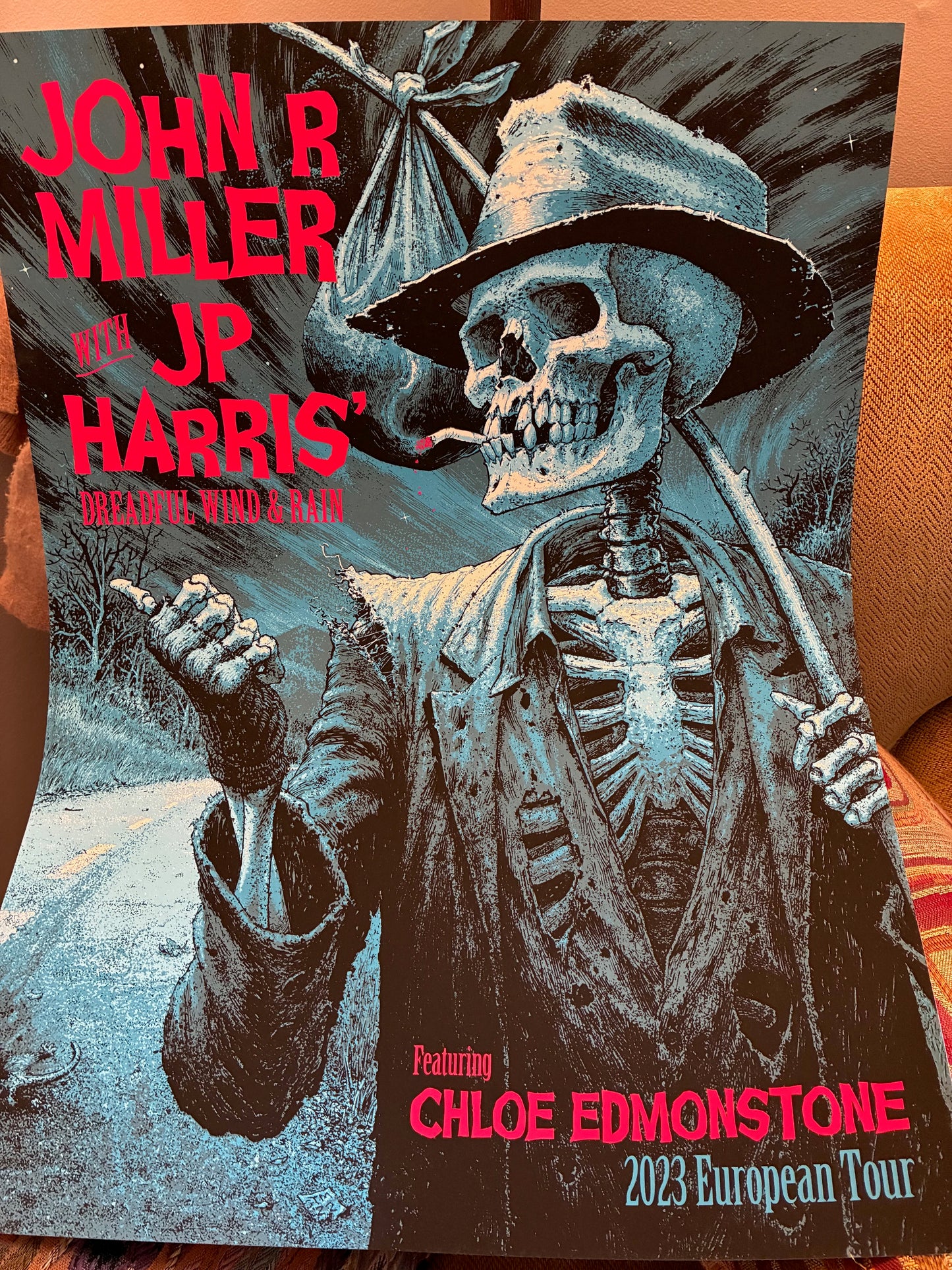 John R. Miller / JP Harris European Tour Poster 2023