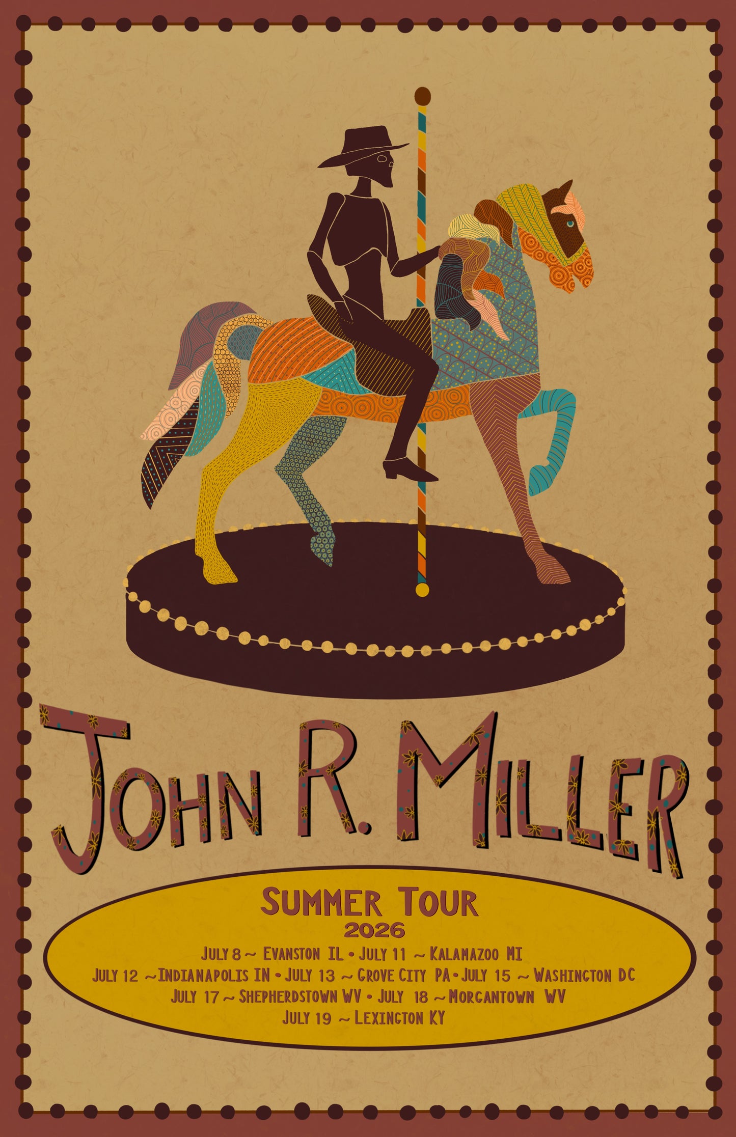 July 2026 Carousel Poster
