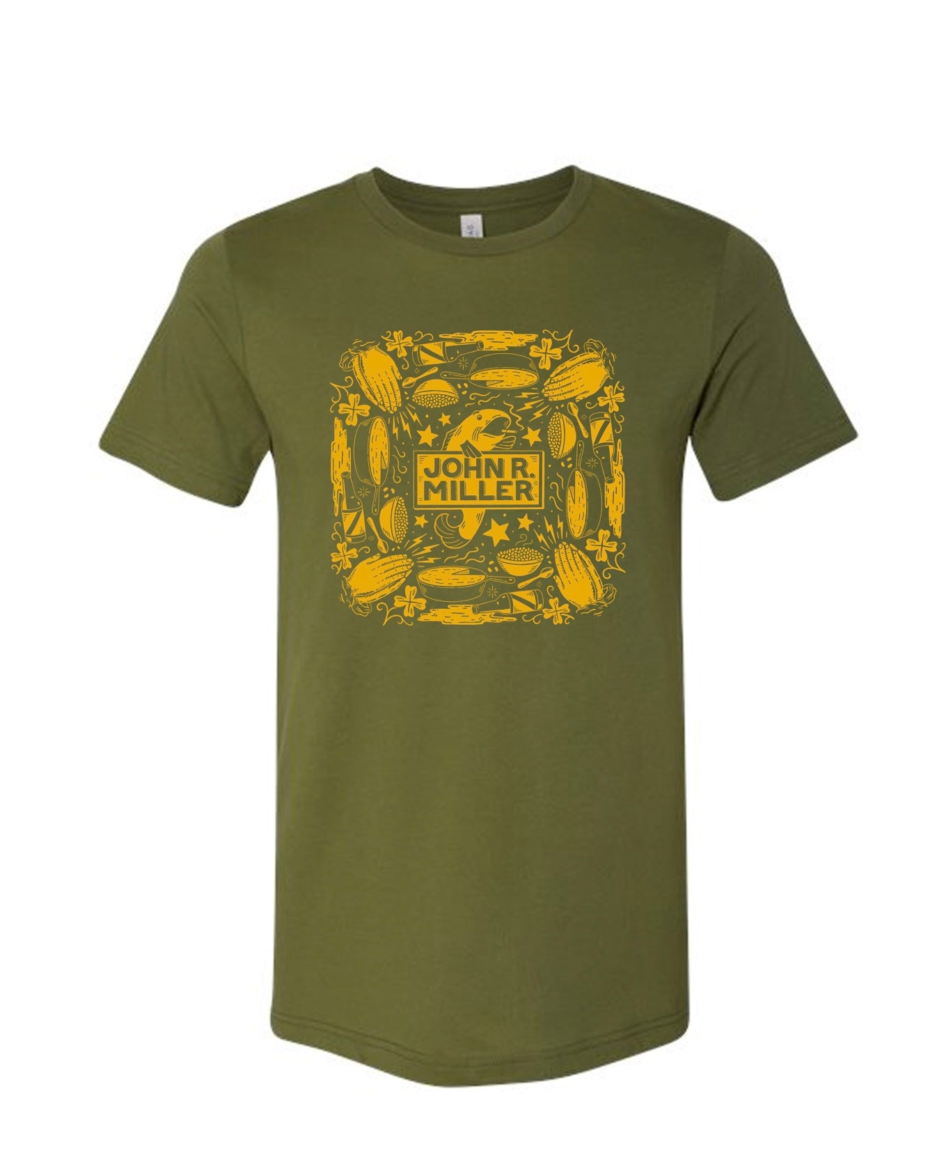 Green Pie & Fish Tee Shirt