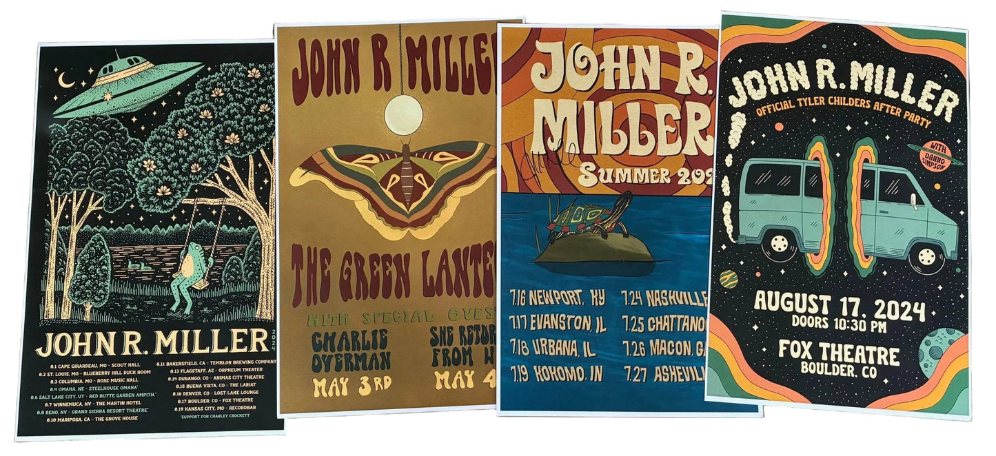 Past Tour Poster Bundle (4 Posters 2024-2025)