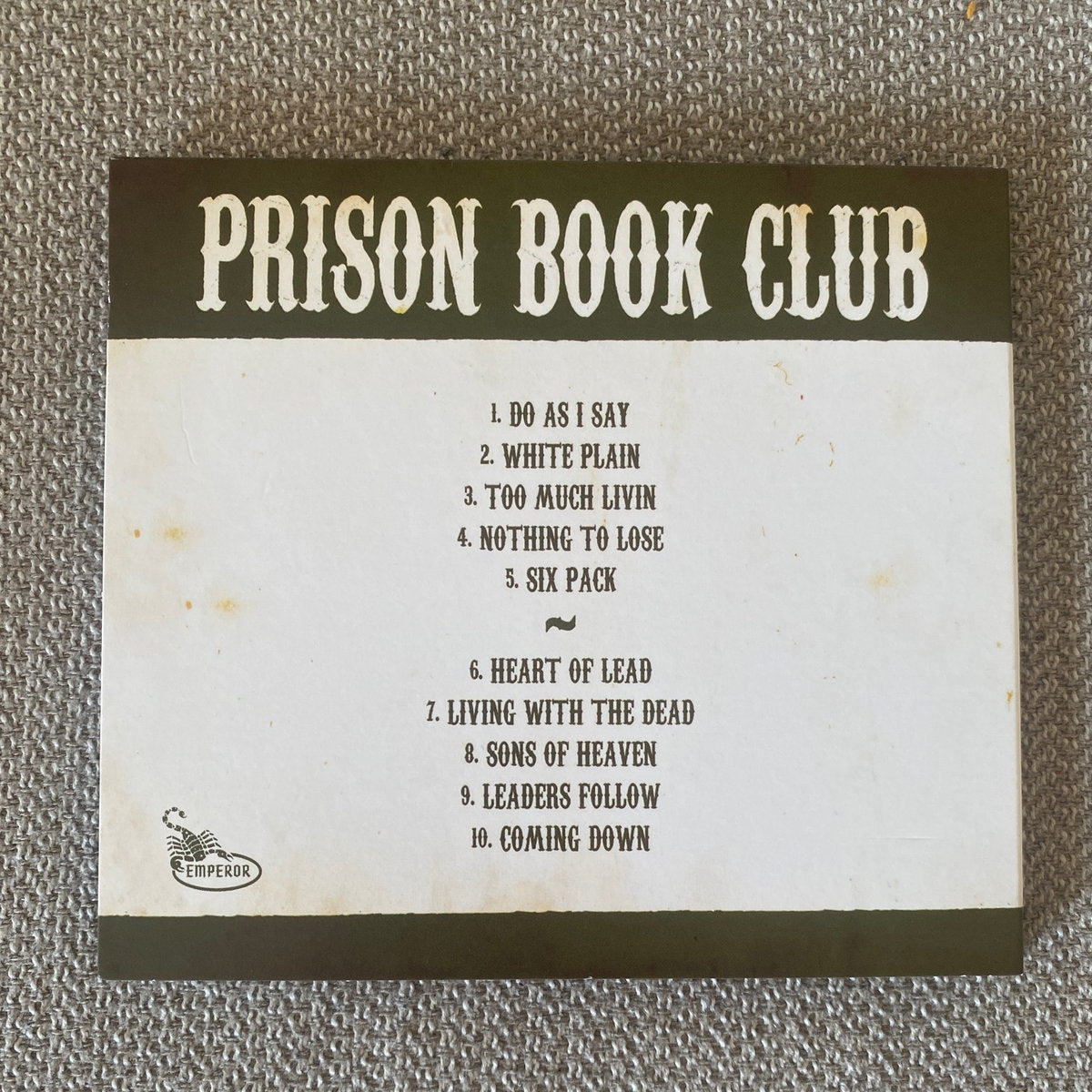 Prison Book Club CD